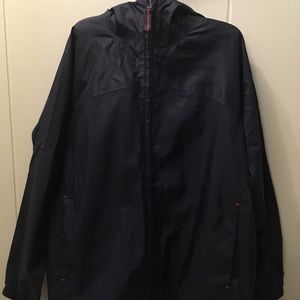 Land’s End Boys lightweight rain jacket wind navy